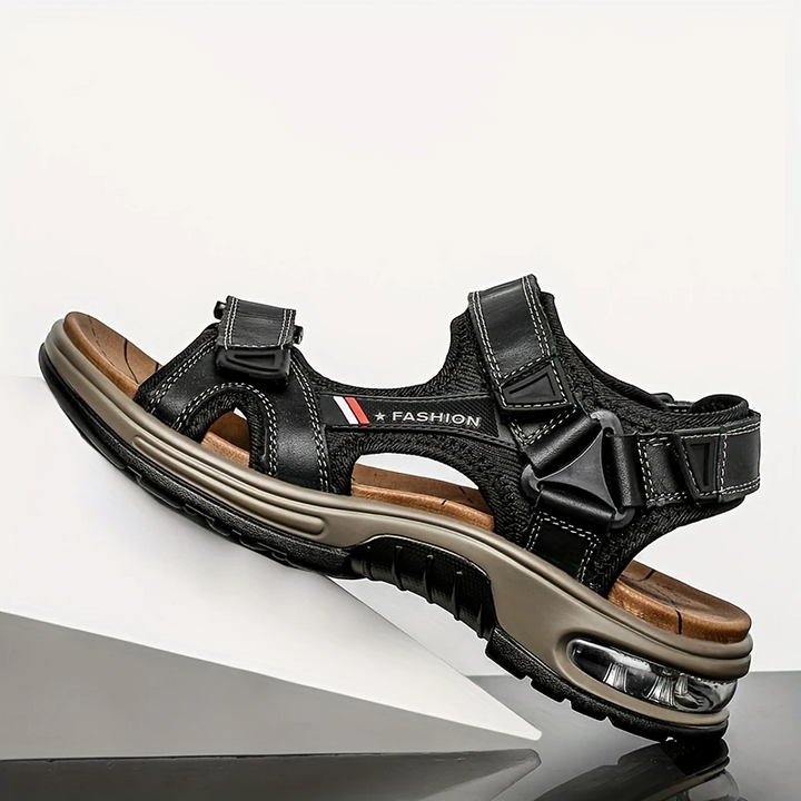 Bennett™ | AirCushion Adjustable Leather Sandals