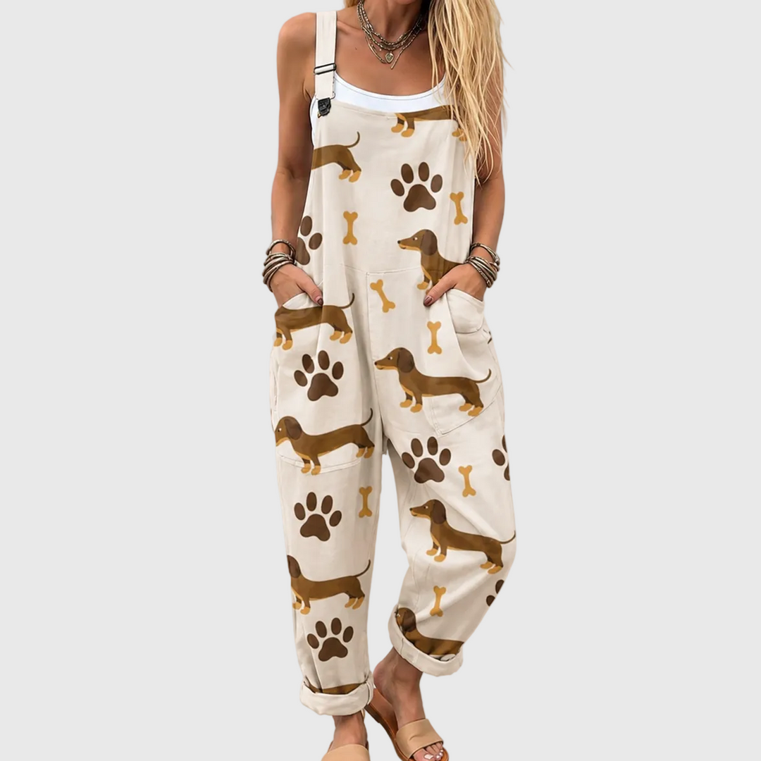 Cozy Printed Jumpsuit