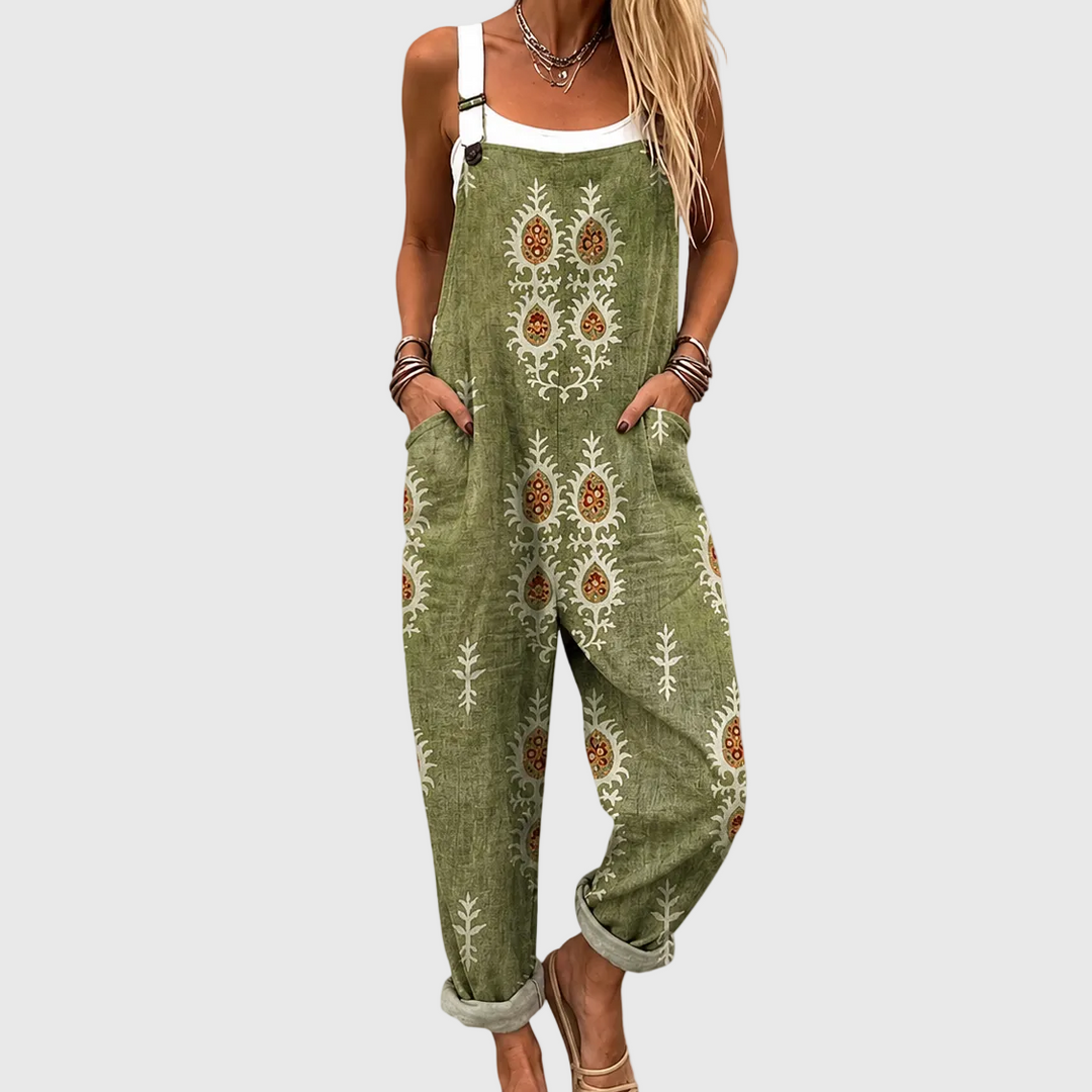 Cozy Printed Jumpsuit