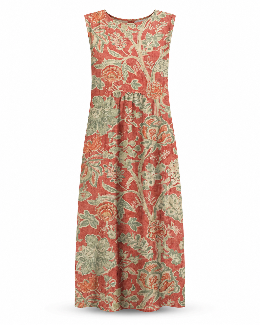 Rosalie™ | Robe midi à motif cachemire botanique