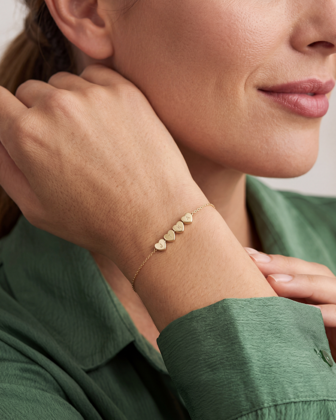 Customizable Suraya Bracelet with Your Choice of Initials