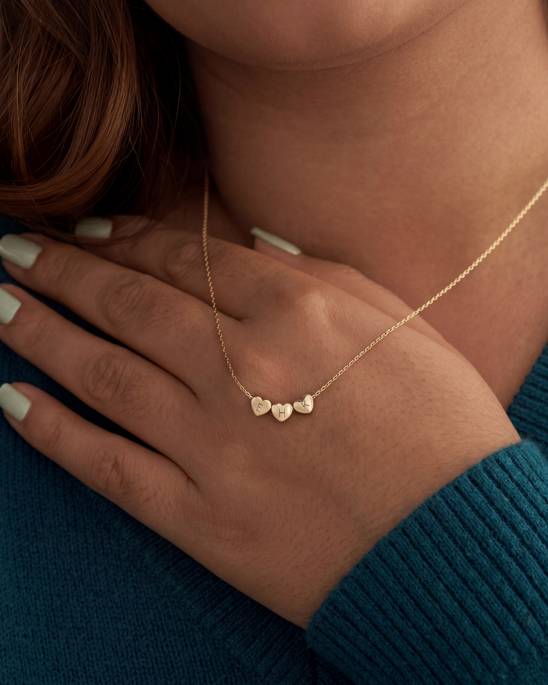 Customizable Amarin Necklace with Your Chosen Initials