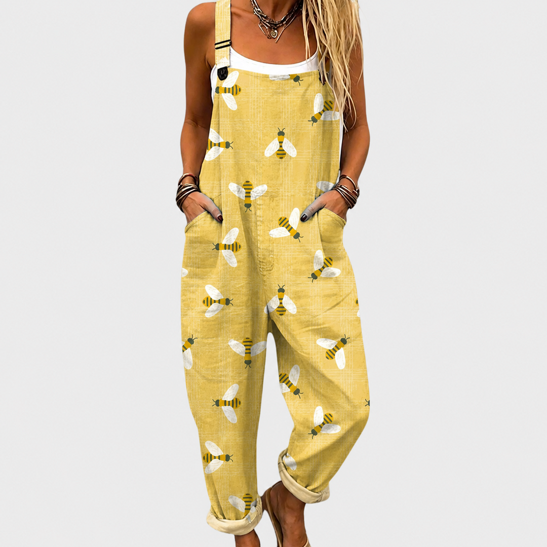 Cozy Patterned Jumpsuit