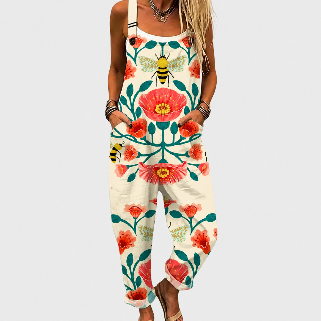 Cozy Graphic Jumpsuit