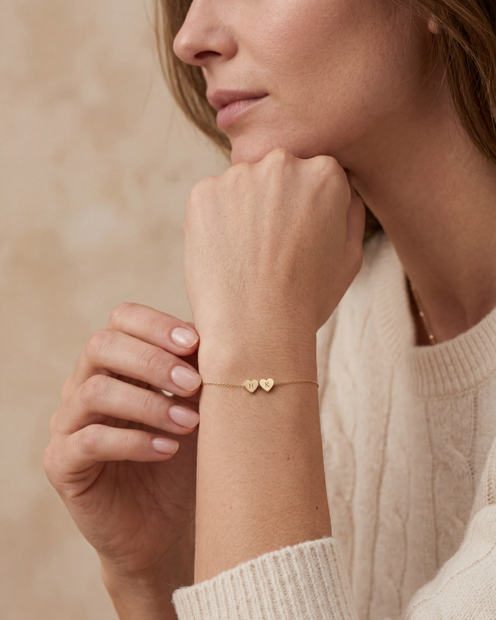 Customizable Suraya Bracelet with Your Choice of Initials