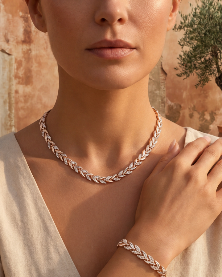 Tana Necklace and Bracelet Set