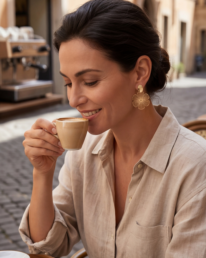 Fiore Non-Piercing Clip-On Earrings