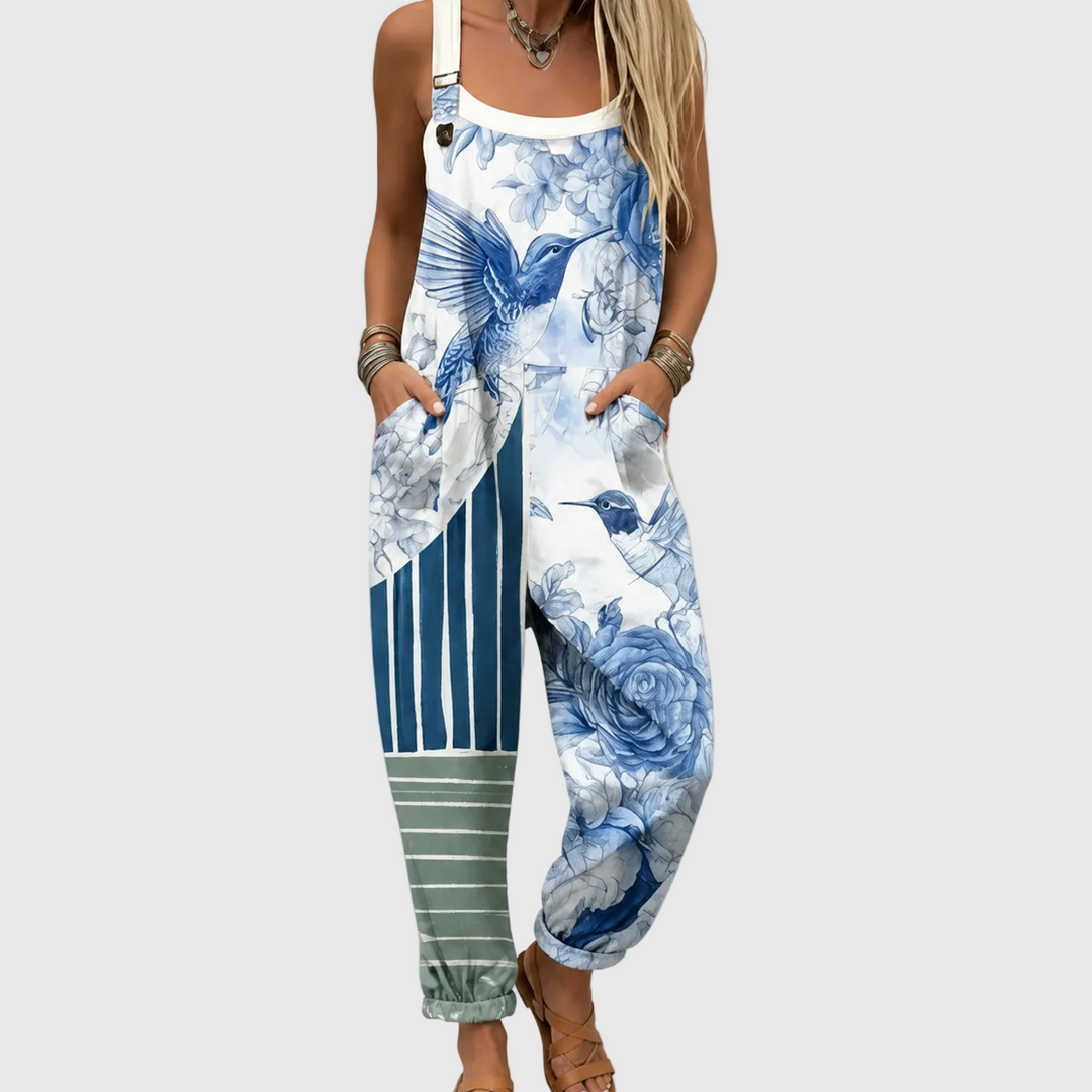 Cozy Printed Jumpsuit