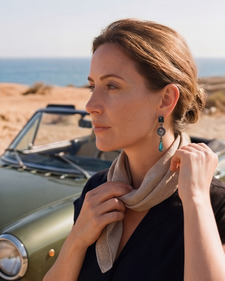 Serena Non-Pierced Clip-On Earrings