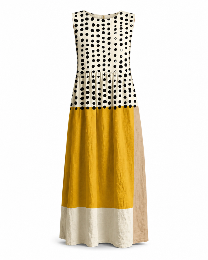 Rosalie™ | Robe midi à motif cachemire botanique