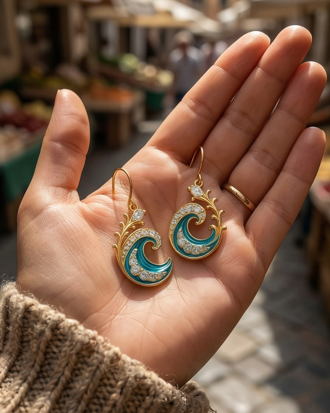 Calypso-Inspired Earrings