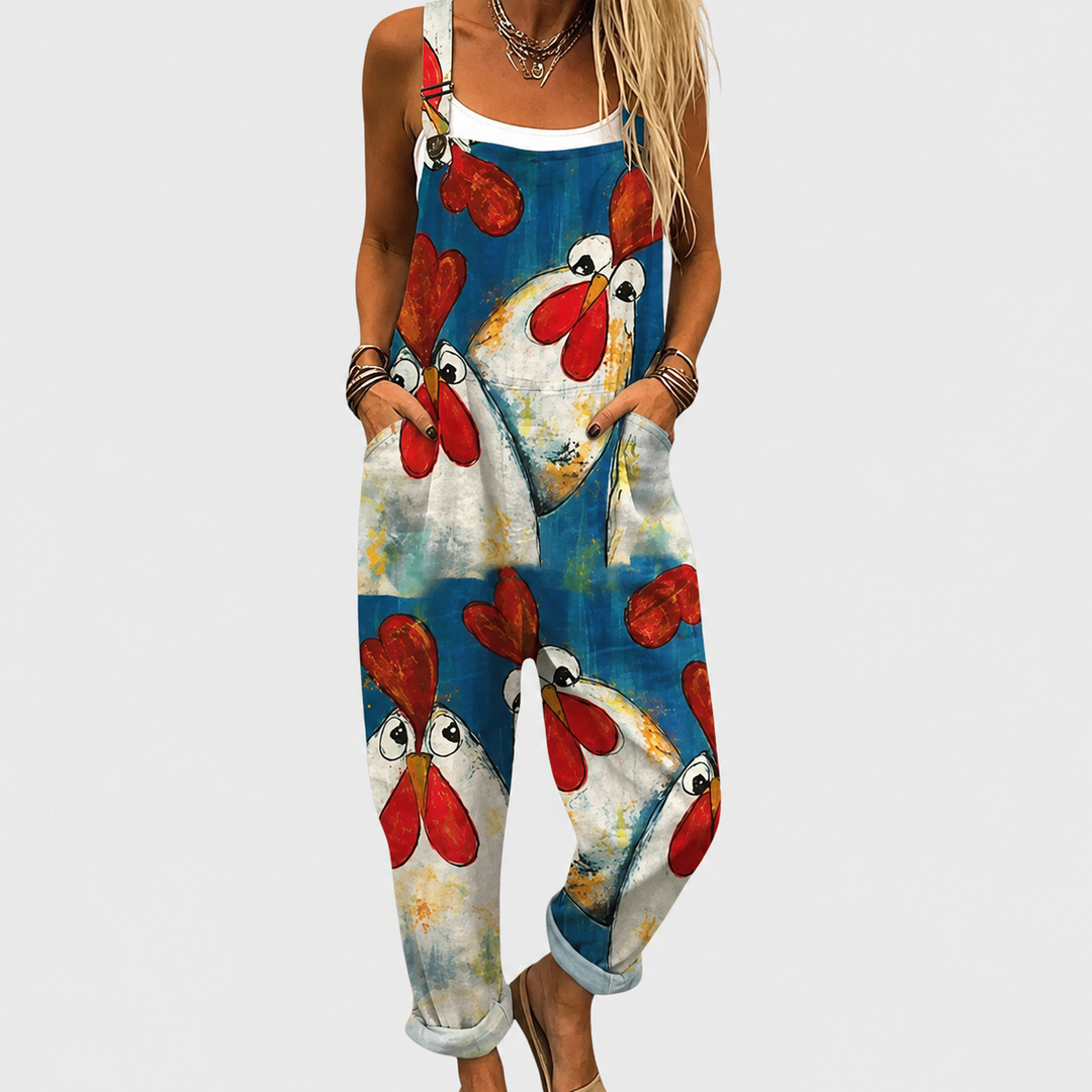 Cozy Printed Jumpsuit