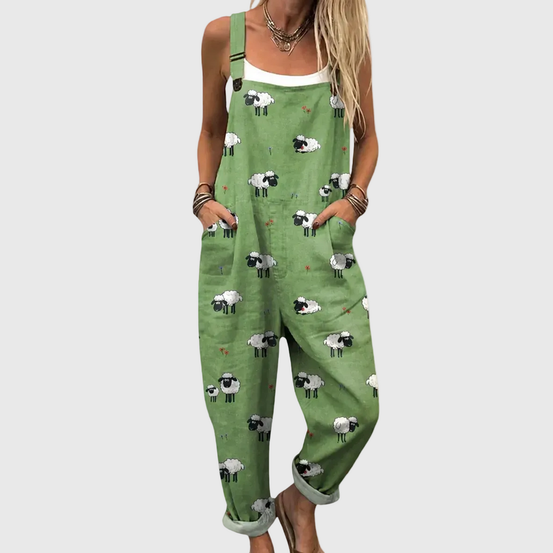 Cozy Printed Jumpsuit