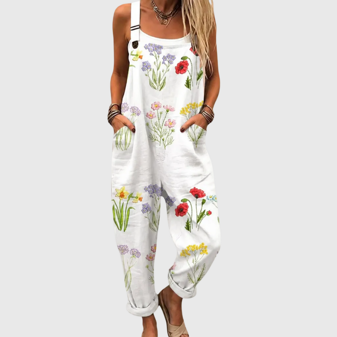 Cozy Graphic Overalls