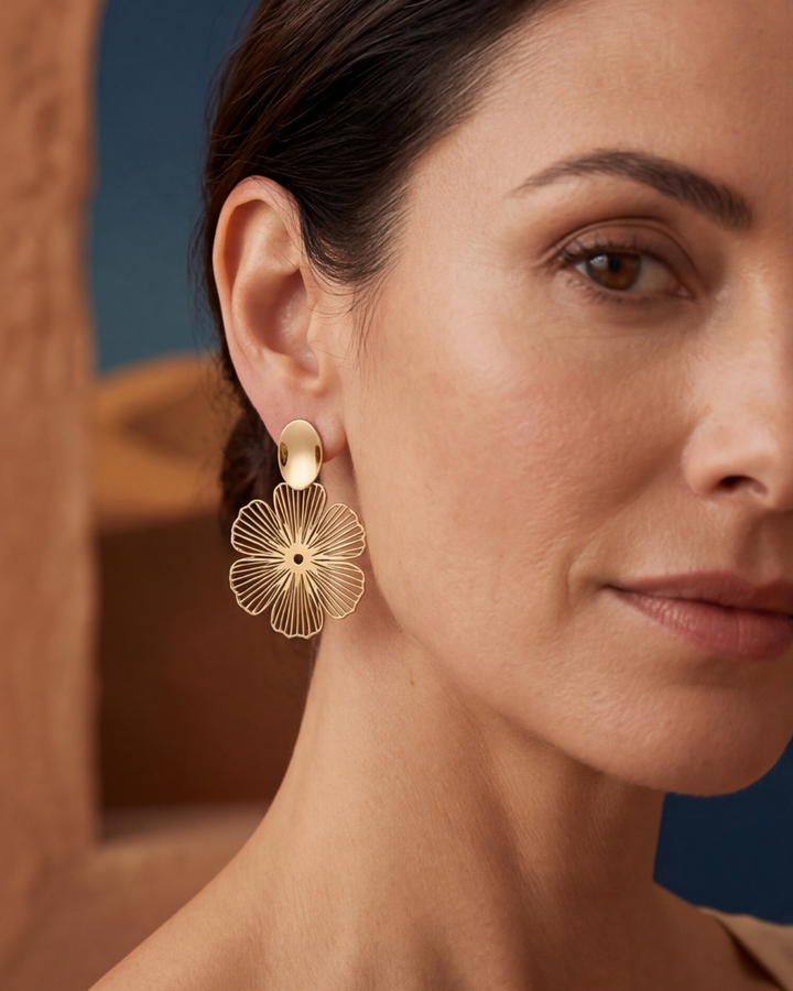 Fiore Non-Piercing Clip-On Earrings