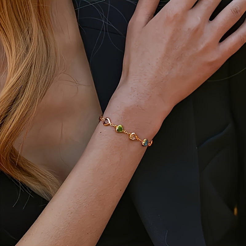 Distinctive Heart-Designed Bracelet