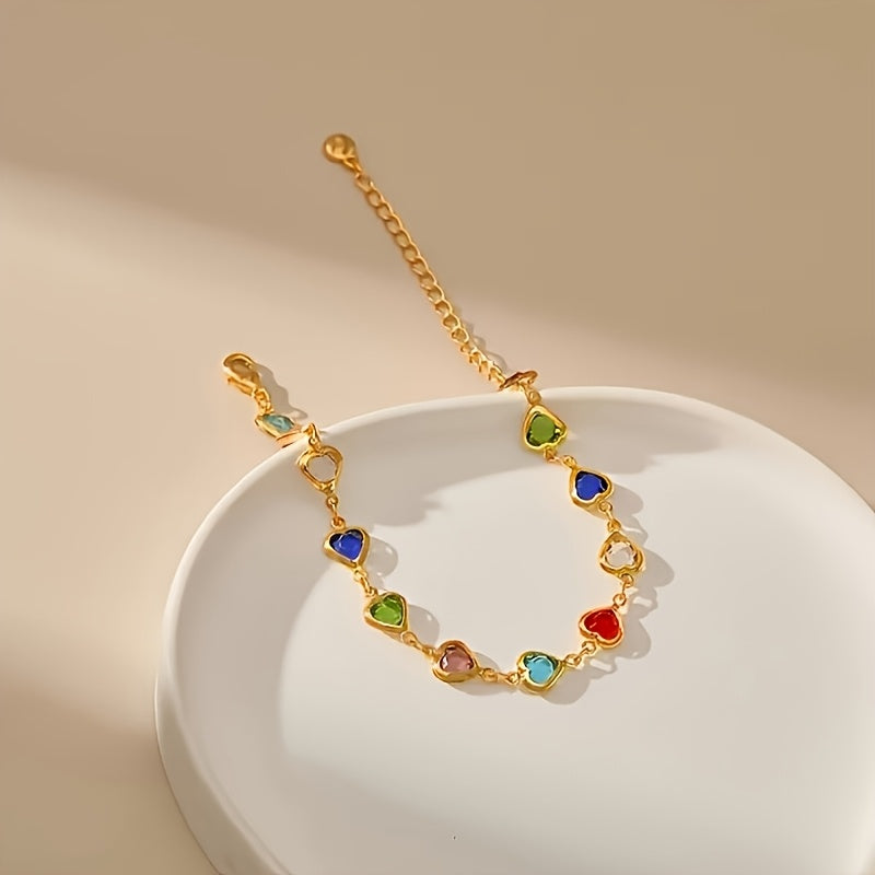 Distinctive Heart-Designed Bracelet