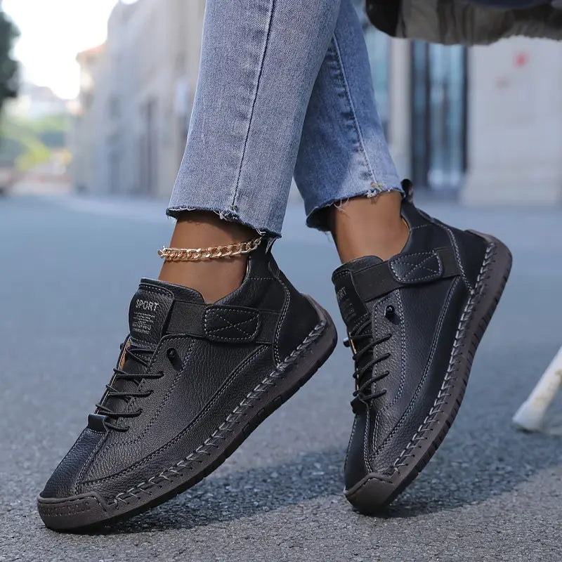 Mila™ | FlexStep Leather Comfort Sneakers