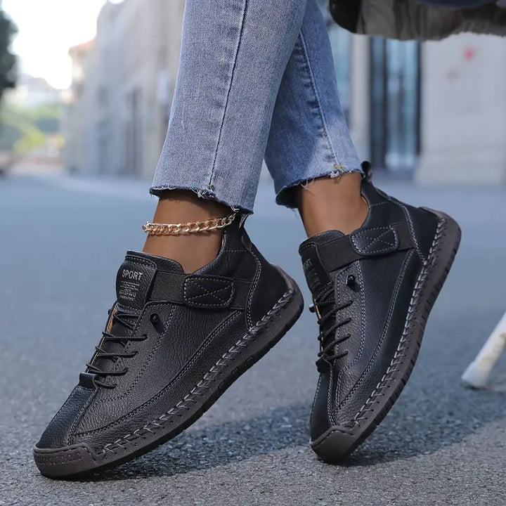 Mila™ | FlexStep Leather Comfort Sneakers