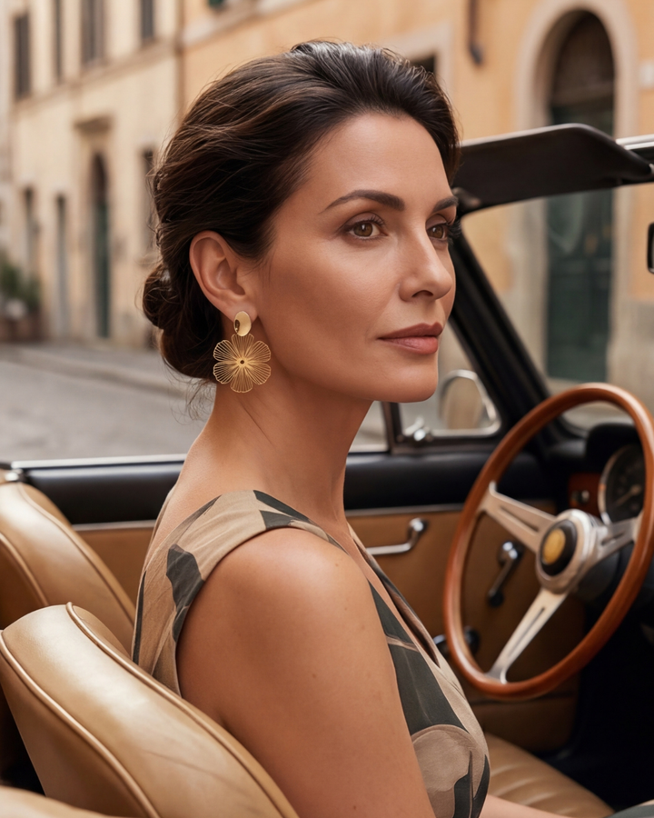 Fiore Non-Piercing Clip-On Earrings