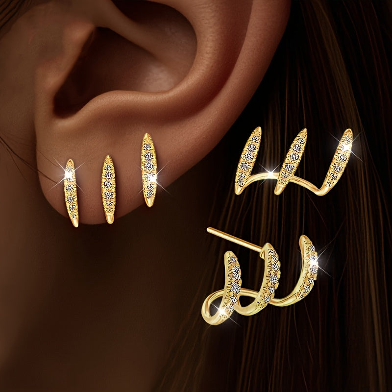 Chic Double Hoop Earrings