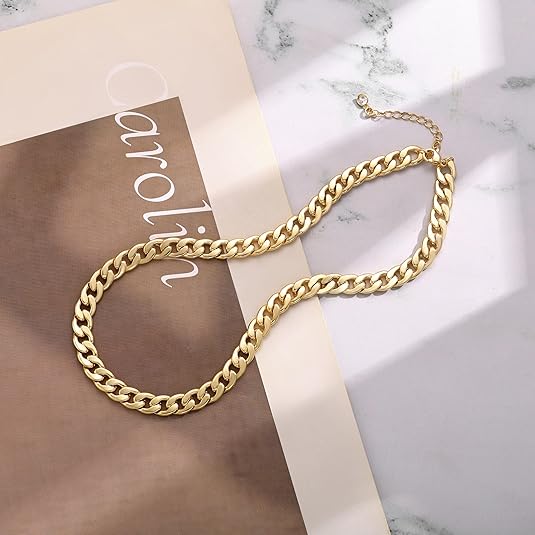 Bold Cuban Link Chunky Necklace