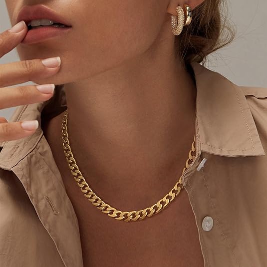 Bold Cuban Link Chunky Necklace