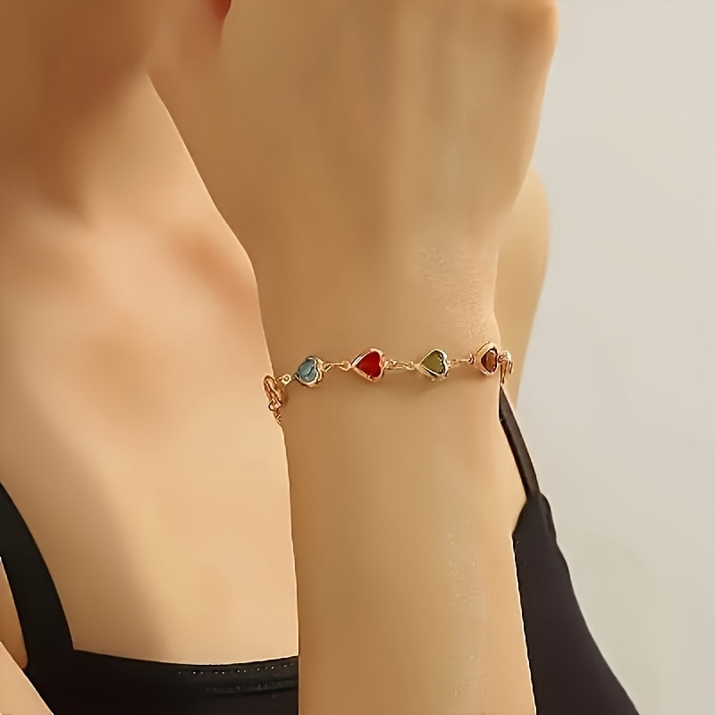 Distinctive Heart-Designed Bracelet