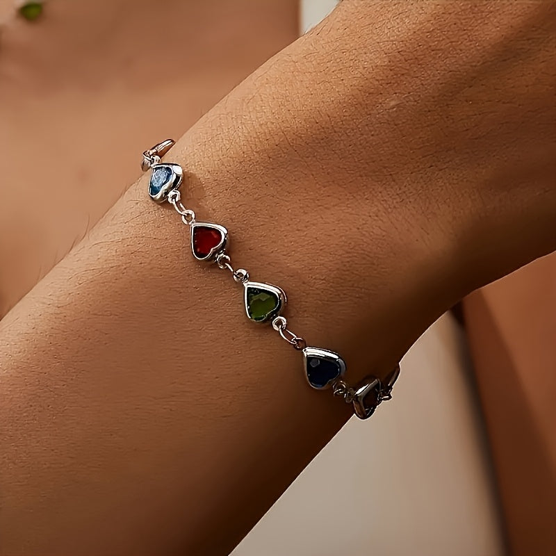 Distinctive Heart-Designed Bracelet