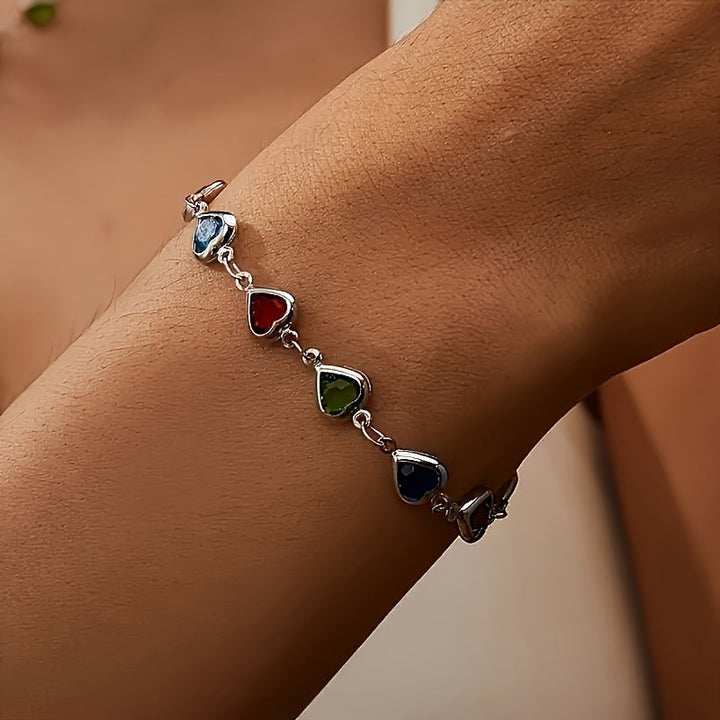 Distinctive Heart-Designed Bracelet