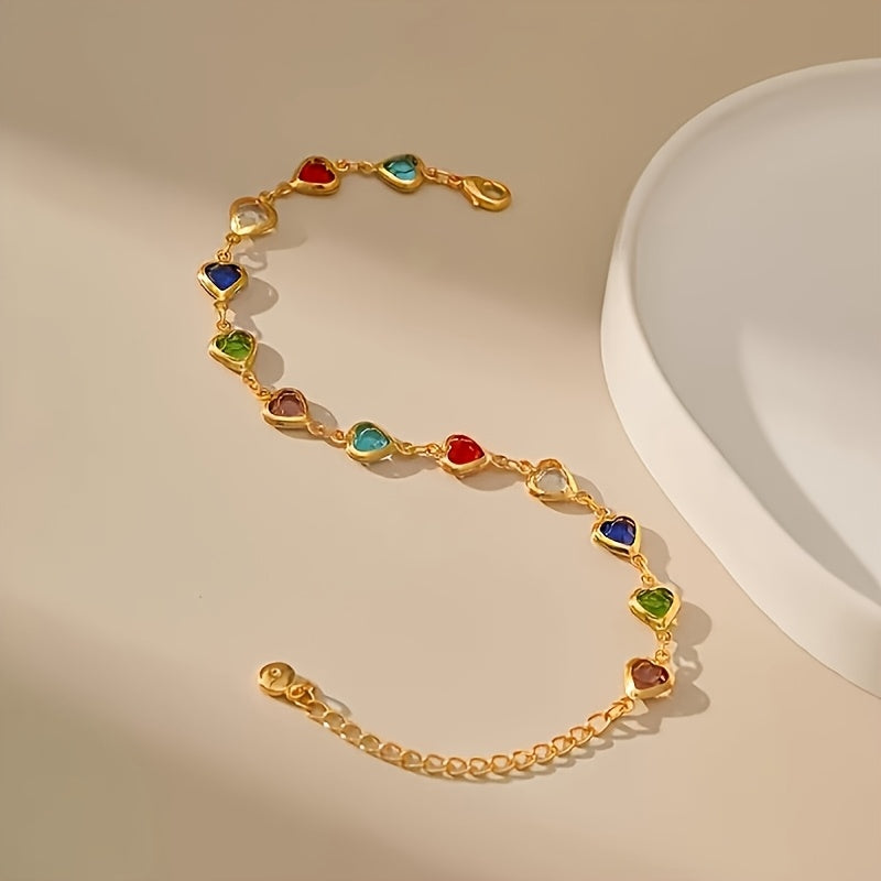 Distinctive Heart-Designed Bracelet