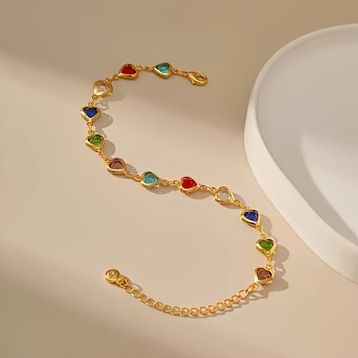 Distinctive Heart-Designed Bracelet