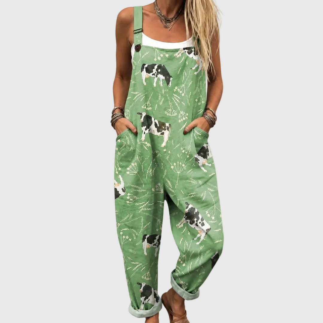Cozy Printed Jumpsuit