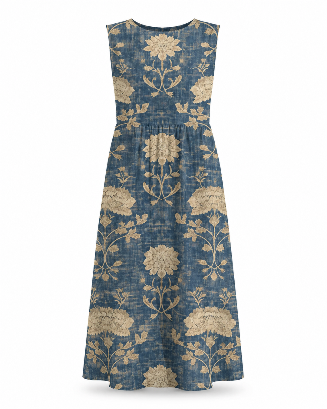 Rosalie™ | Robe midi à motif cachemire botanique