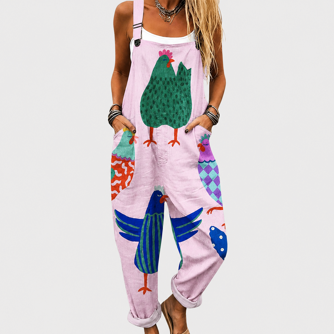 Cozy Printed Jumpsuit