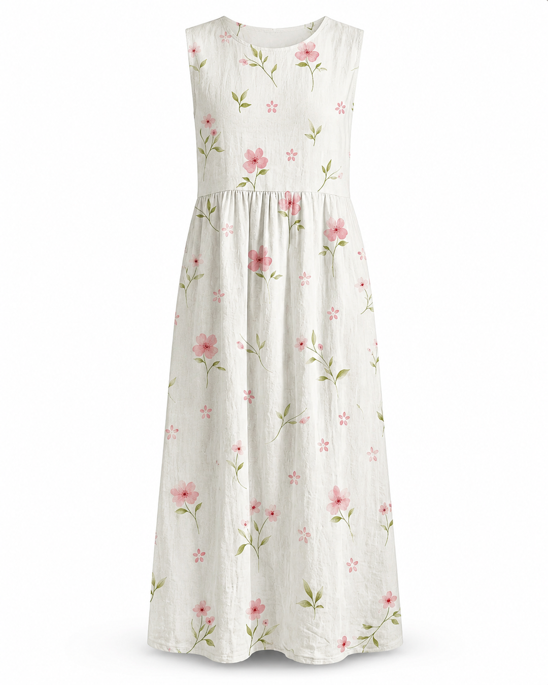 Rosalie™ | Robe midi à motif cachemire botanique