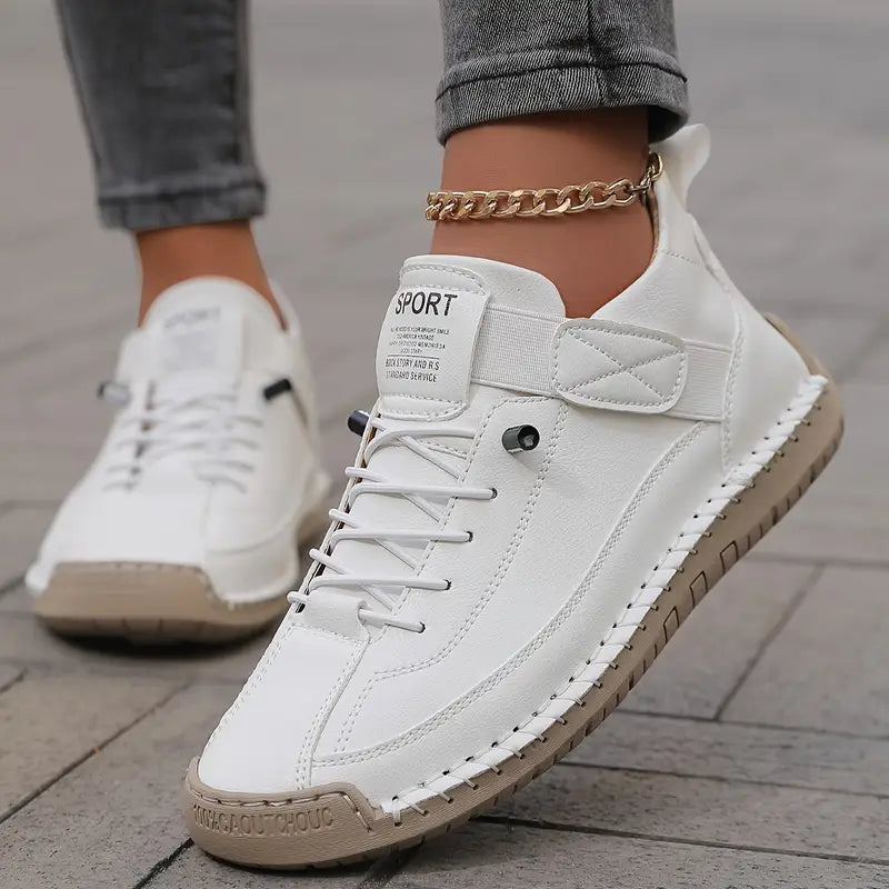 Mila™ | FlexStep Leather Comfort Sneakers
