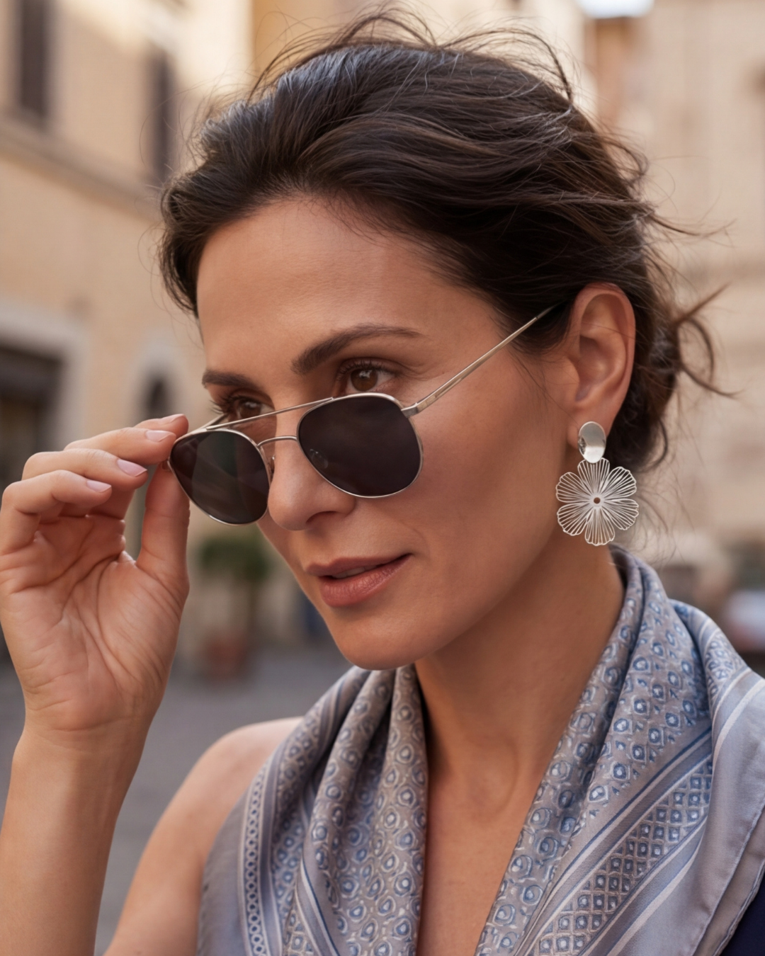 Fiore Non-Piercing Clip-On Earrings
