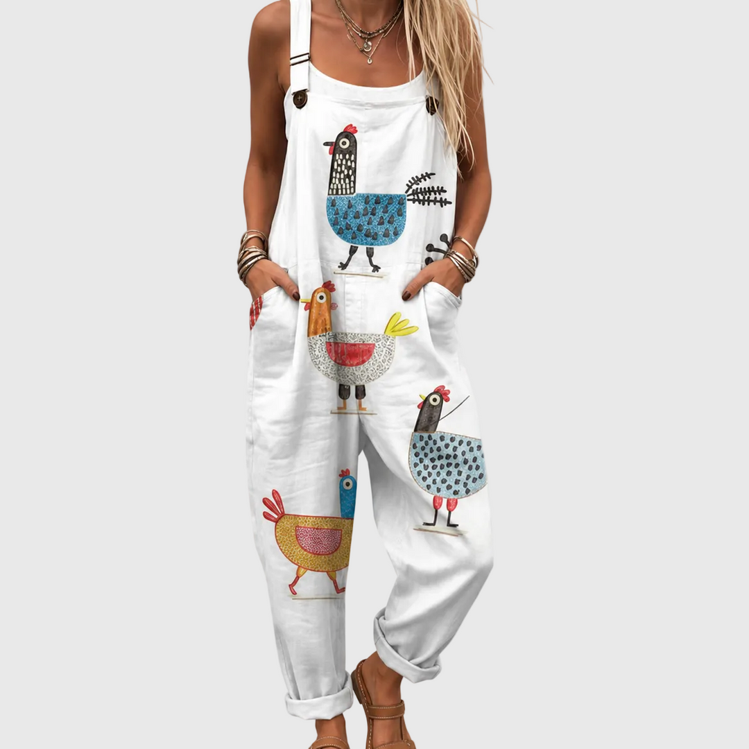 Cozy Printed Jumpsuit