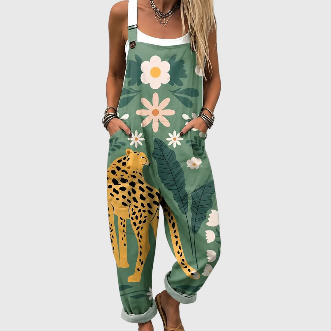Cozy Printed Jumpsuit