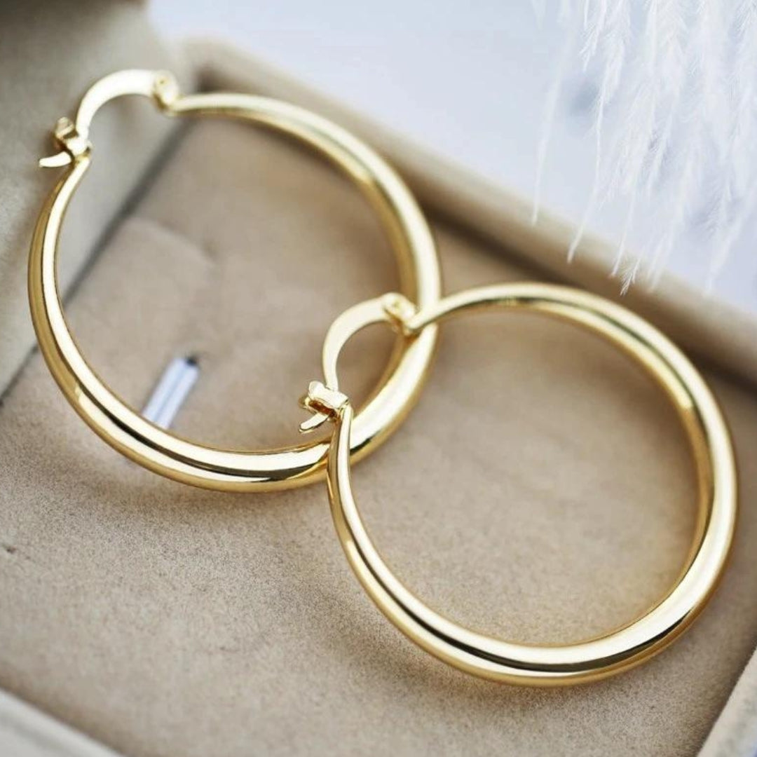 Statement-Making Golden Earrings