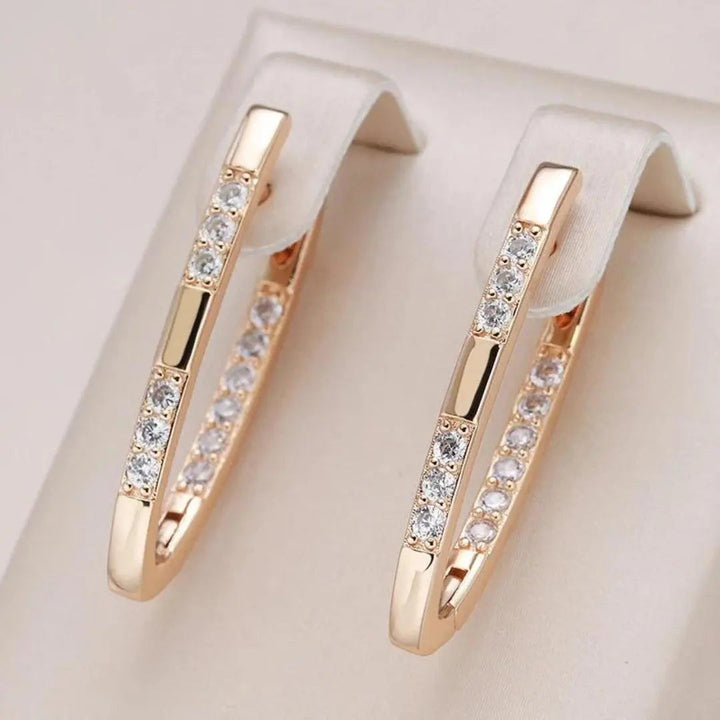 Elegant Zirconium Stone Earrings