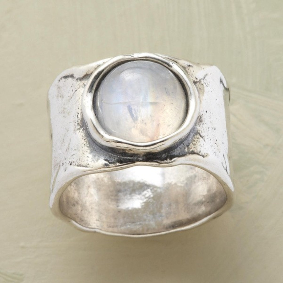 Moonstone Bohemian Ring