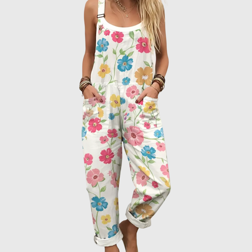 Cozy Printed Jumpsuit