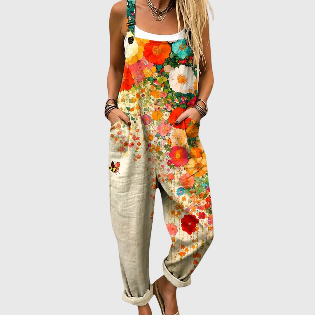 Cozy Graphic Jumpsuit