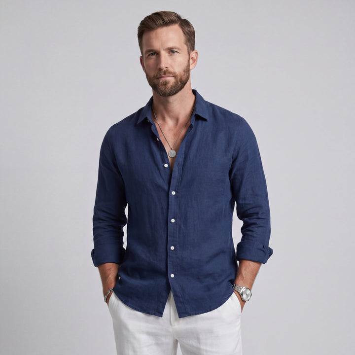 Caleb™ | Coastal Breeze Relaxed Blouse