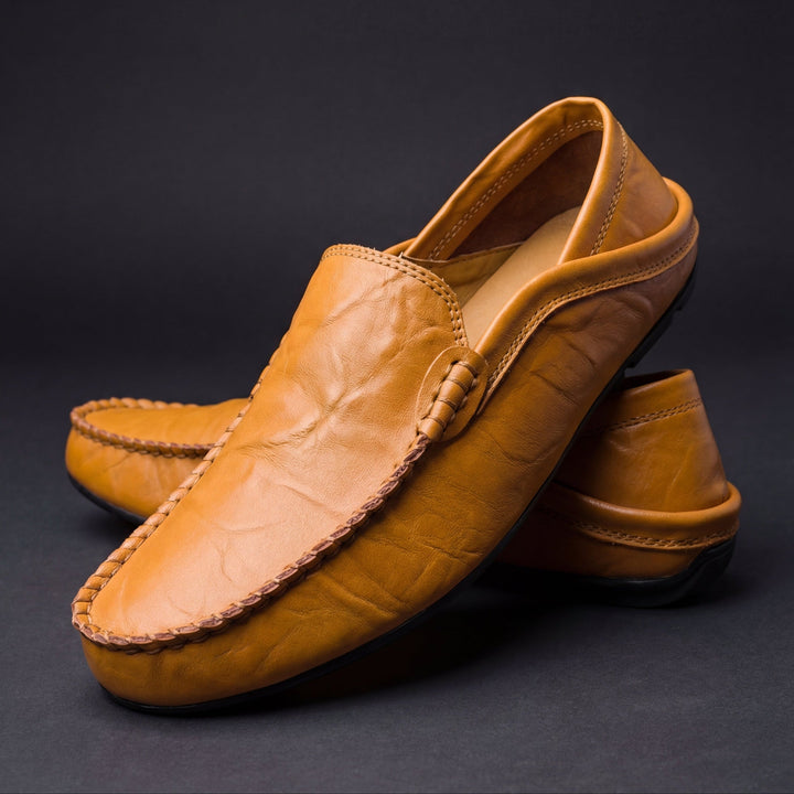 Everett™ | Heritage-Stitch Leather Loafers
