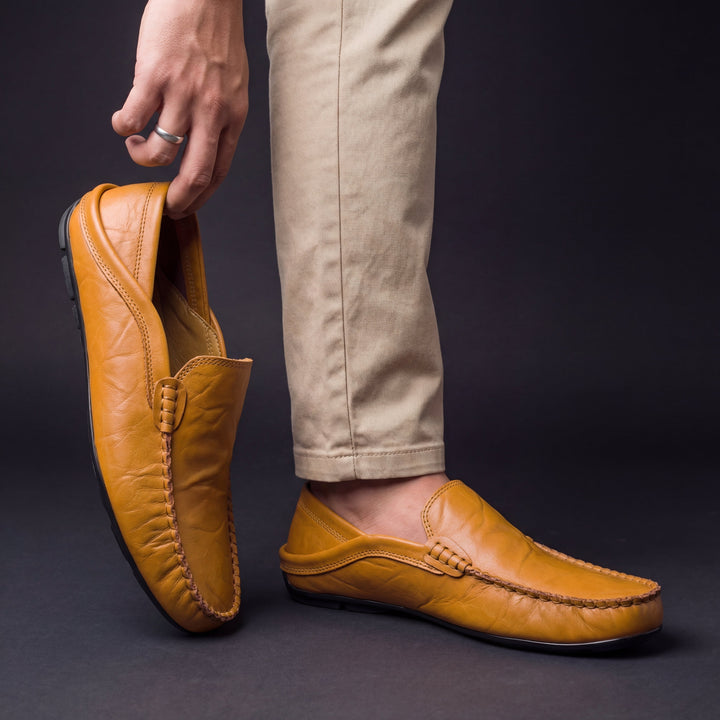 Everett™ | Heritage-Stitch Leather Loafers
