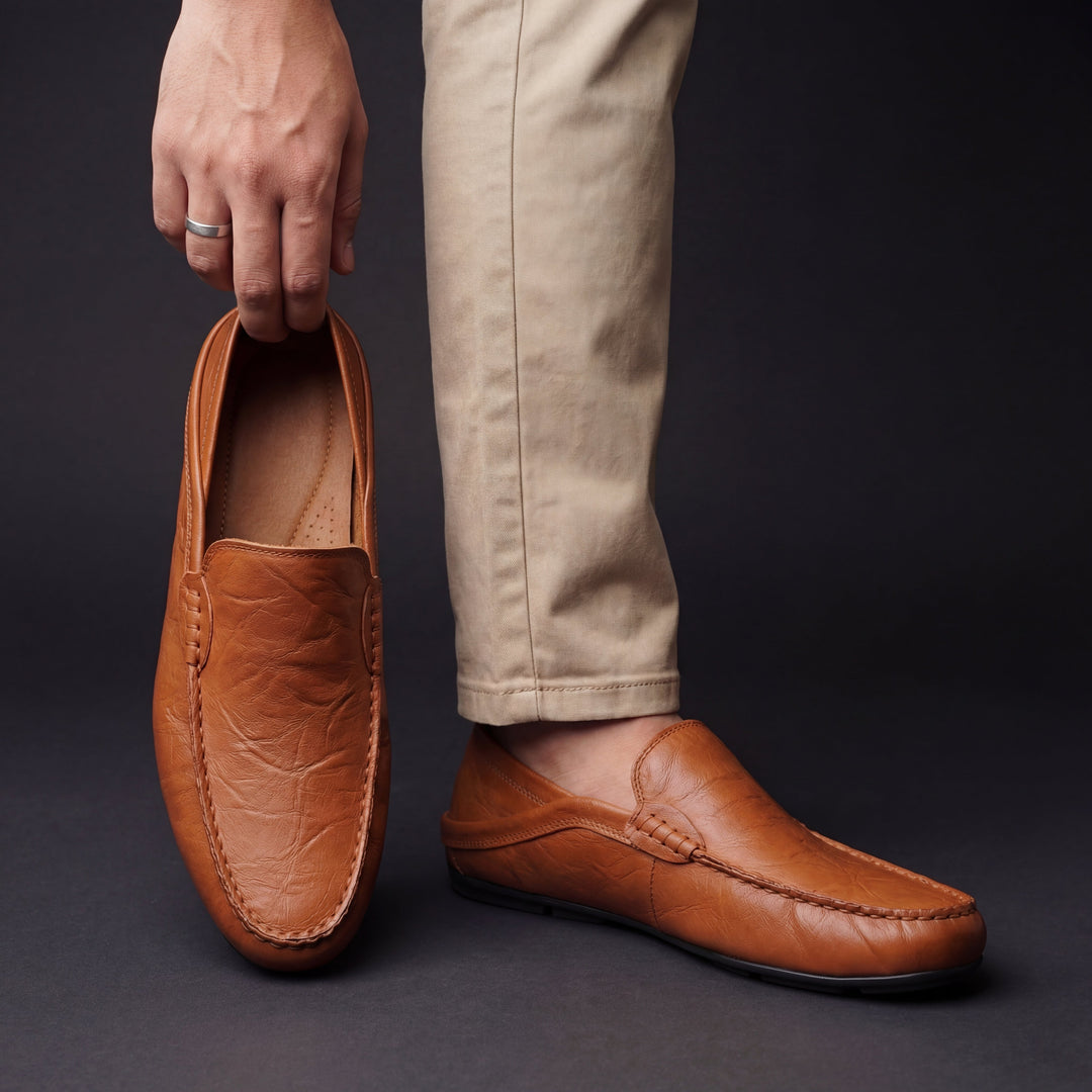 Everett™ | Heritage-Stitch Leather Loafers