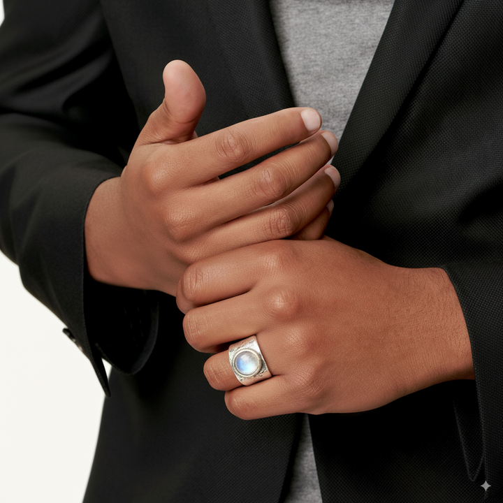 Moonstone Bohemian Ring